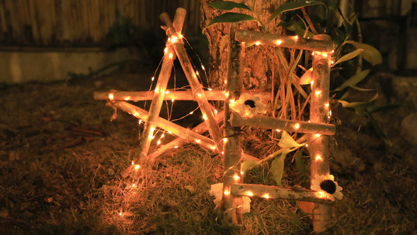 DIY a Pentagon with Micro Fairy Lights