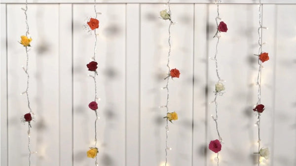 DIY a Flower Light Wall
