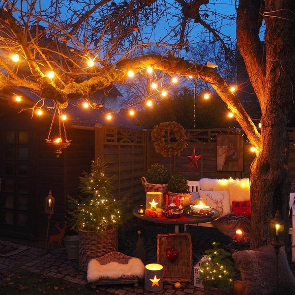 Transform Your Backyard with Vintage String Lights